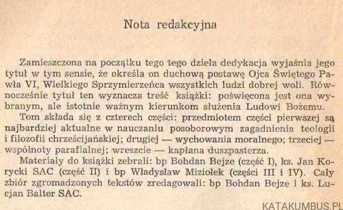 W służbie Ludowi Bożemu. Powołanie człowieka t. 6