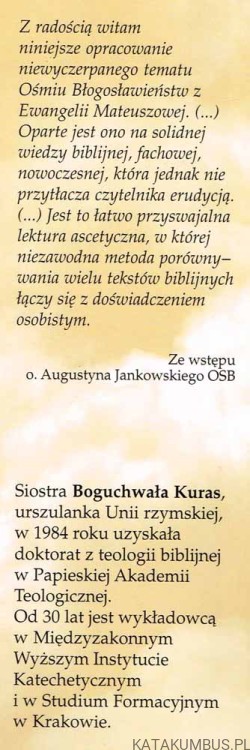 Do was należy Królestwo Niebieskie. s. BOGUCHWAŁA KURAS OSU