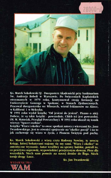 Wiara i okolice. MAREK SOKOŁOWSKI SJ