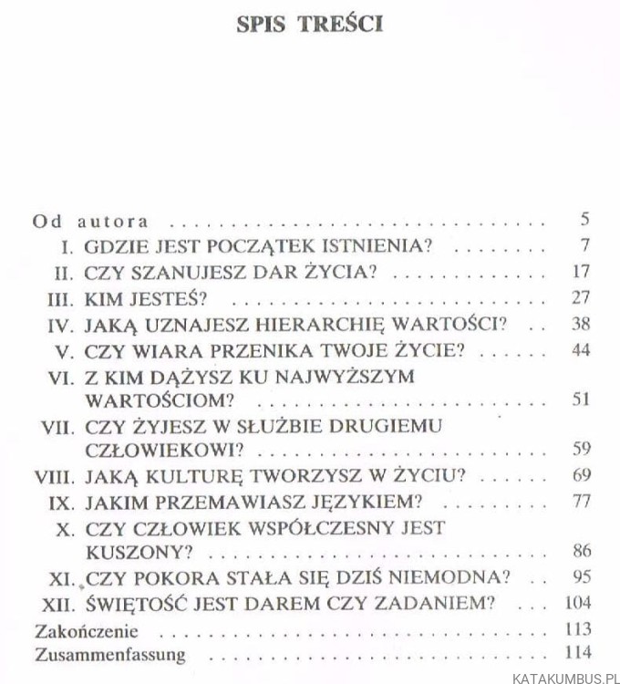 Moc przemiany. ks. JAN ŚLIWAŃSKI