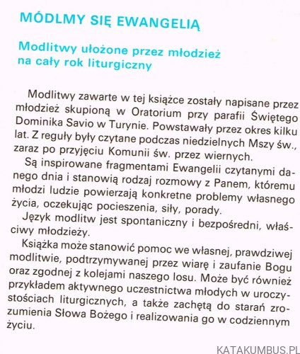 Módlmy się Ewangelią. PRACA ZBIOROWA