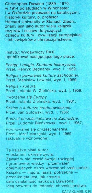 Formowanie się chrześcijaństwa / Christopher Dawson