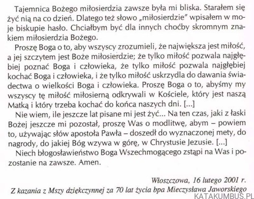 Z obfitości serca. Kazania i homilie biskupa Mieczysława Jaworskiego. PRACA ZBIOROWA