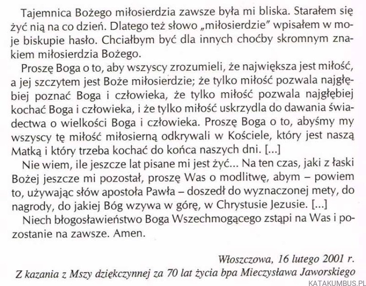 Z obfitości serca. Kazania i homilie biskupa Mieczysława Jaworskiego. PRACA ZBIOROWA