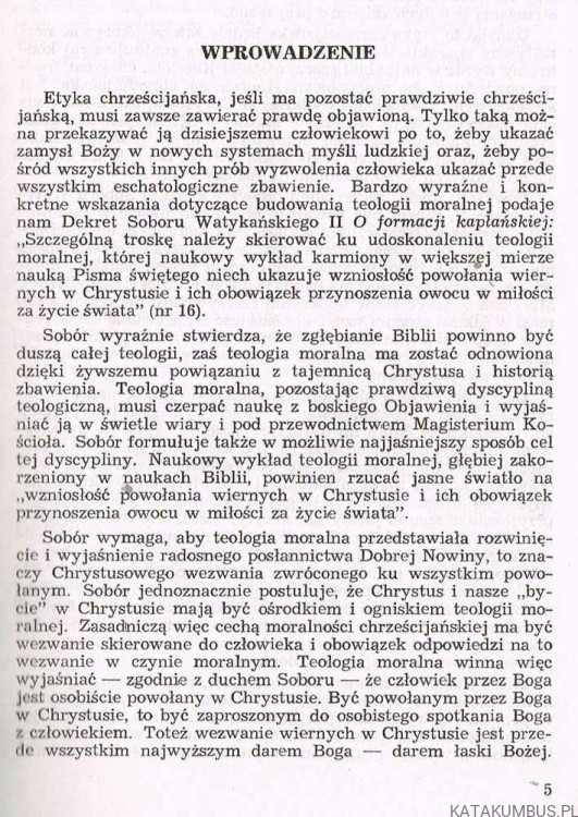 Moralność chrześcijańska.PRACA ZBIOROWA