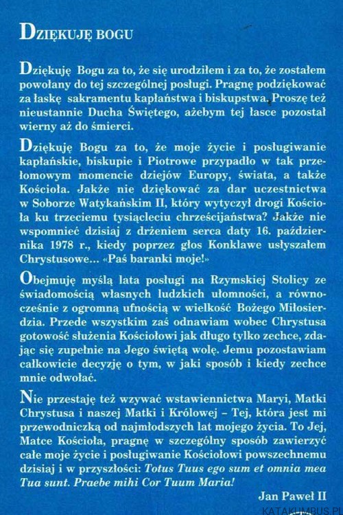 Modlimy sie z Janem Pawłem II. ANTONI KOSZORZ SVD 2