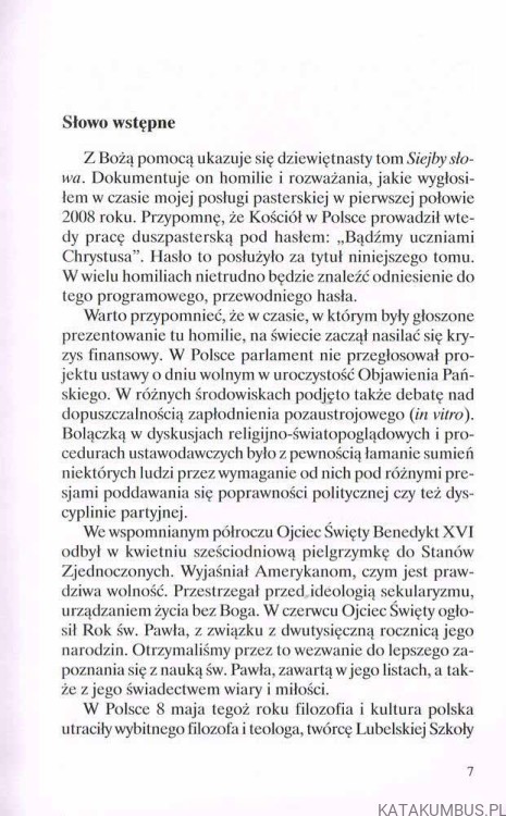 Siejba Słowa. Tom XIX. Bp IGNACY DEC