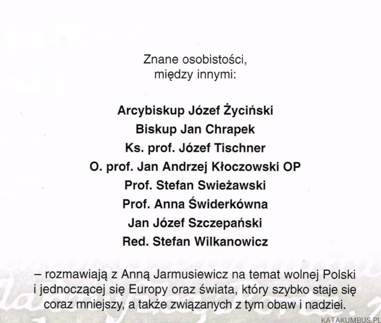 W Polsce, czyli w Europie. ANNA JARMUSIEWICZ