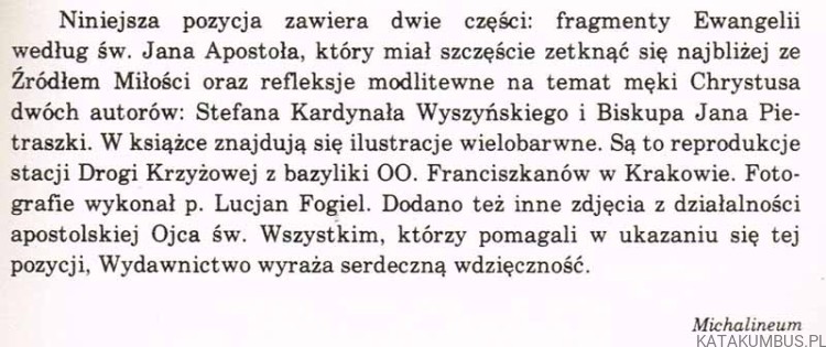 Czy znasz Tego, który Cię najbardziej kocha. Opr. ks. WALERIAN MOROZ CSMA