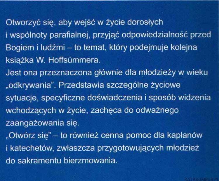 Otwórz się. WILLI HOFFSUMMER