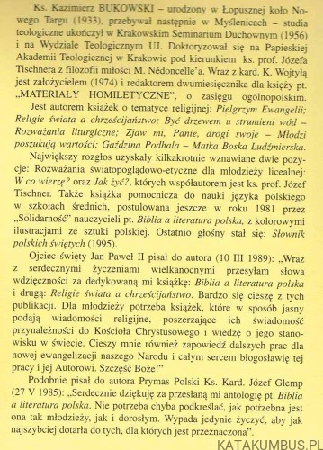 Dobra nowina-dziś. Refleksje liturgiczne I. ks. KAZIMIERZ BUKOWSKI