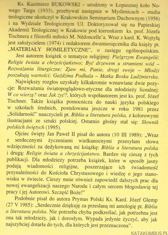 Dobra nowina-dziś. Refleksje liturgiczne I. ks. KAZIMIERZ BUKOWSKI