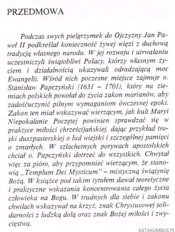 Ojciec Stanisław Papczyński Założyciel marianów / Ks. Tadeusz Rogalewski MIC