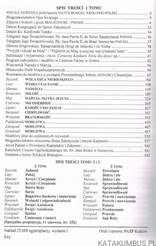 Wielka Nowenna Tom I. SAMARYTAŃSKI RUCH MARYI - JEDNOŚĆ. opr. ks. ANDRZEJ MICHAŁEK