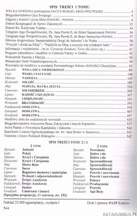 Wielka Nowenna Tom I. SAMARYTAŃSKI RUCH MARYI - JEDNOŚĆ. opr. ks. ANDRZEJ MICHAŁEK