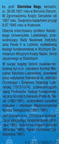 Ty jesteś Piotr. ks. STANISŁAW NAGY SCJ