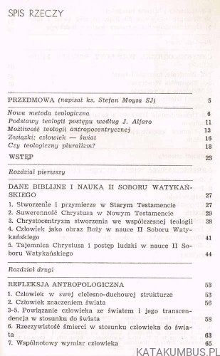 Teologia postępu ludzkiego. ks. JUAN ALFARO SJ