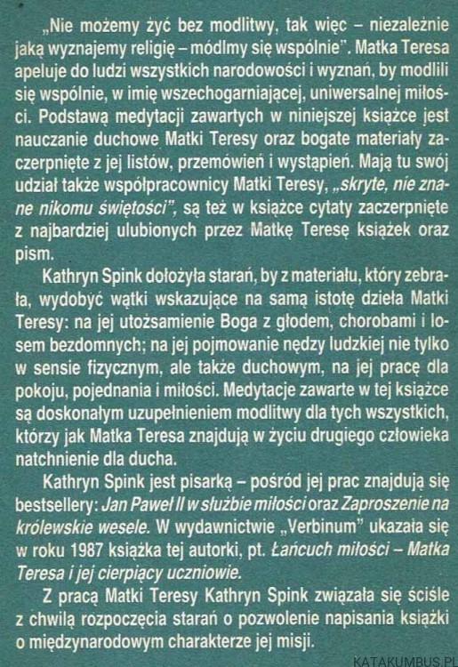 W ciszy serca. KATHRYN SPINK