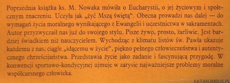 W dobrych zawodach. KS. MIECZYSŁAW NOWAK
