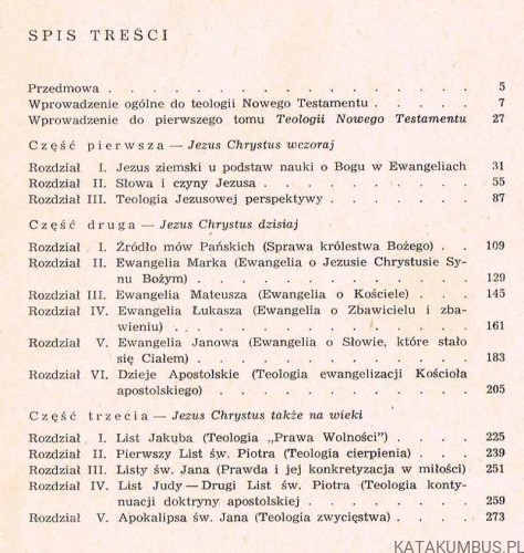 Teologia Nowego Testamentu. HUGOLIN LANGKAMMER