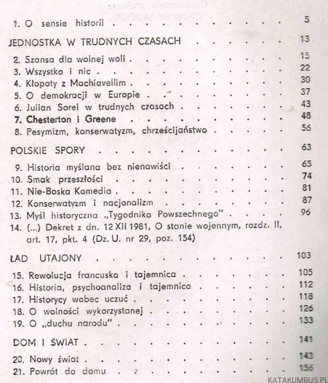 Ład utajony. MARCIN KRÓL