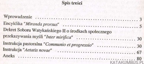 Prasa, radio, telewizja, film w nauczaniu Kościoła. KAROL KLAUZA
