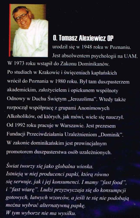 Wiara w pigułce, czyli sekty. Tomasz Alexiewicz OP