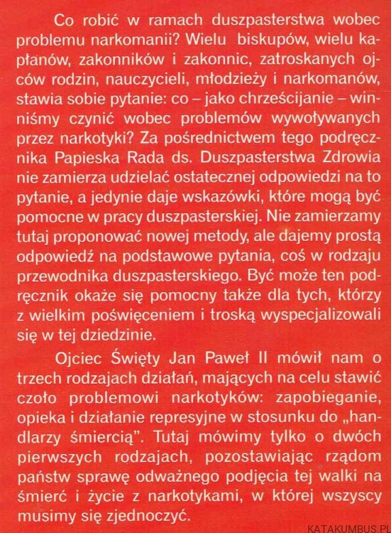 Kościół, narkotyki i narkomania. RED. MARIA DĄBROWSKA, MARIA PRZYBYŁ