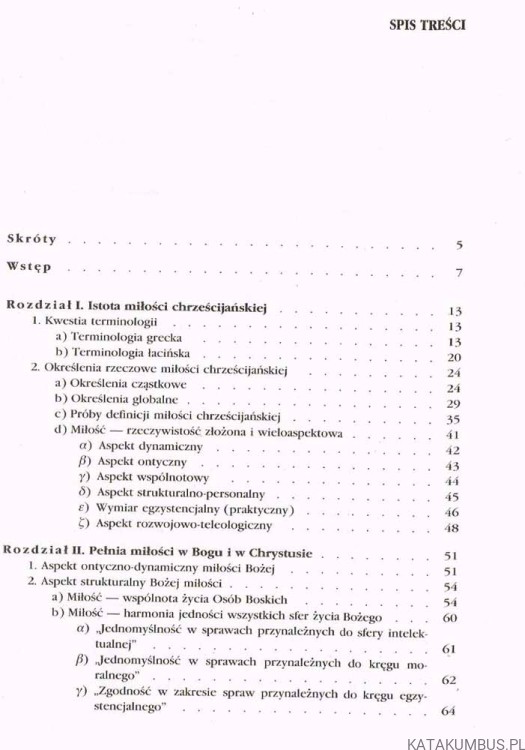 Miłość syntezą chrześcijaństwa. FRANCISZEK DRĄCZKOWSKI