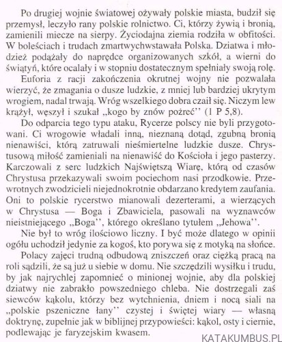 Wróć ... synu, wróć z daleka ...TADEUSZ KUNDA