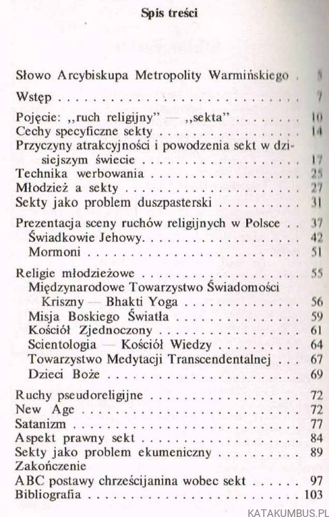 Sekty w Polsce a młodzież. Ks. WŁADYSŁAW NOWAK