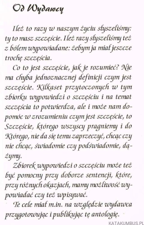 Szczęściem mym są. Złote myśli o szczęściu... BOŻENA GRABOWSKA