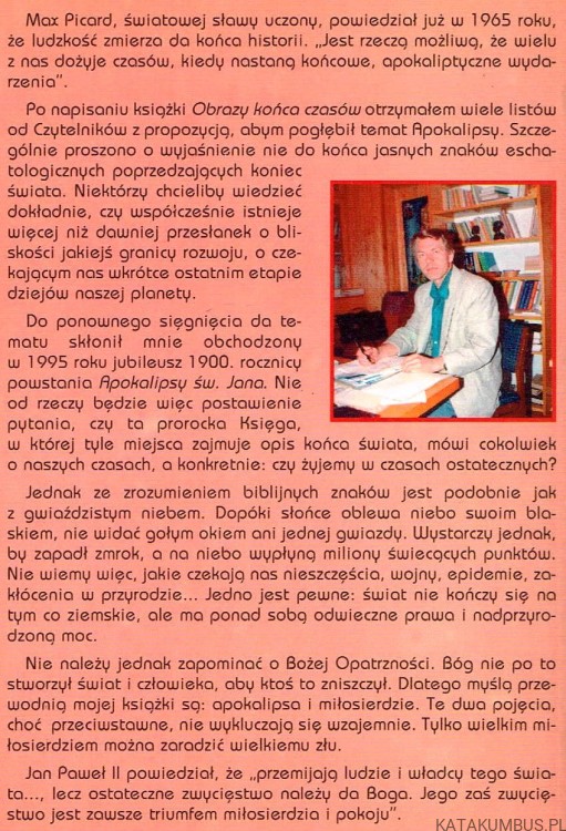 Apokalipsa i miłosierdzie. CZESŁAW RYSZKA