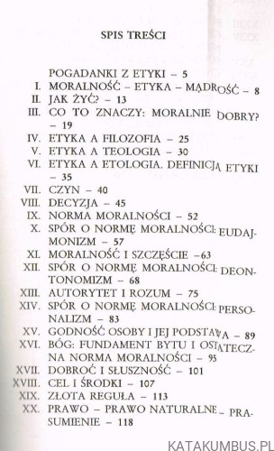 Pogadanki z etyki. ANDRZEJ SZOSTEK MIC