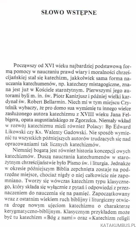 Katechizm sakramentalny. Ks. BOGUMIŁ LEWANDOWSKI