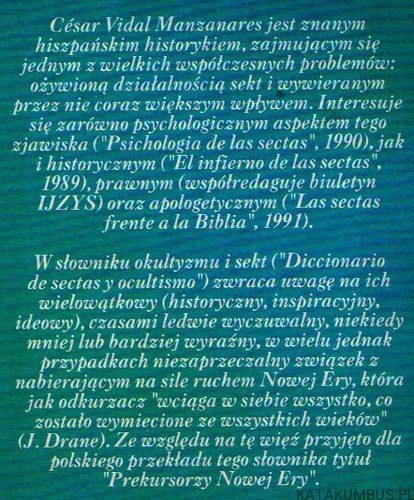 Prekursorzy Nowej Ery. Mały słownik. CESAR VIDAL MANZANARES