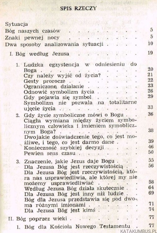 Bóg chrześcijan. HENRI BOURGEOIS