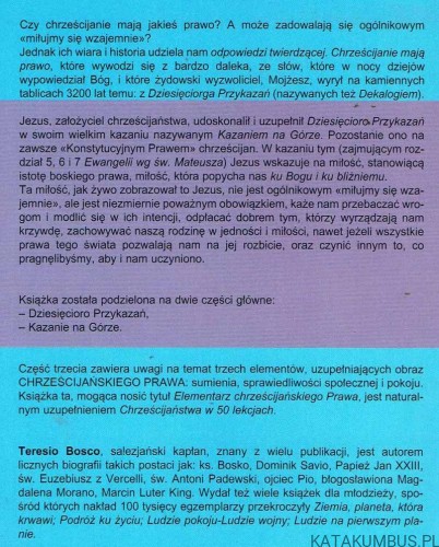 Prawo chrześcijańskie w 20 lekcjach. TERESIO BOSCO