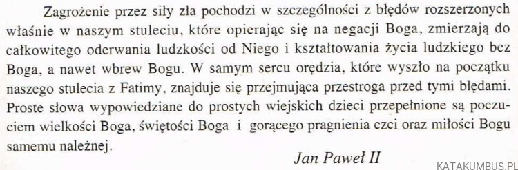 Fatima wciąż aktualna .o. Georg Scharf OMI