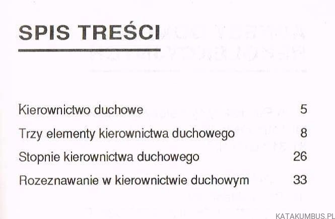 Kierownictwo duchowe. Duchowość Ignacjańska 4.  Ks. JÓZEF AUGUSTYN SJ 2