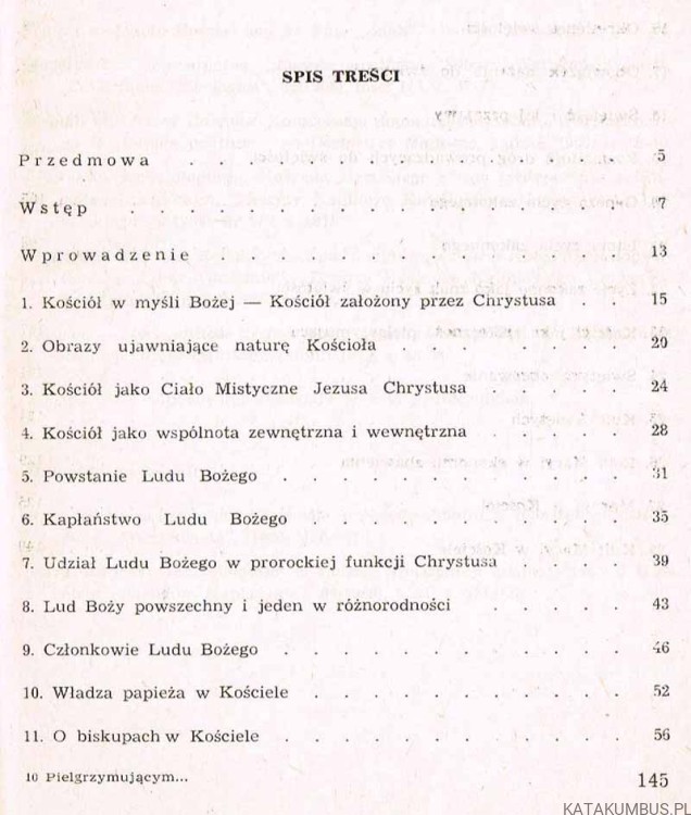 Pielgrzymującym ku pełni Kościoła. Ks. WINCENTY GRANAT