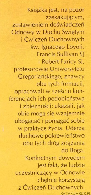 Drogi odnowy. R. FARICY SJ, F. SULLIVAN SJ