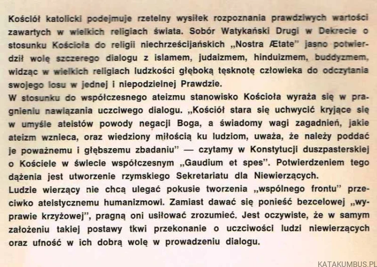 O dialog z niewierzącymi. MICHEL LELONG