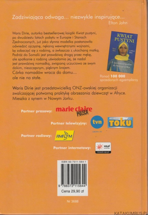 Córka nomadów. WARIS DIRIE, JEANNE D'HAEM