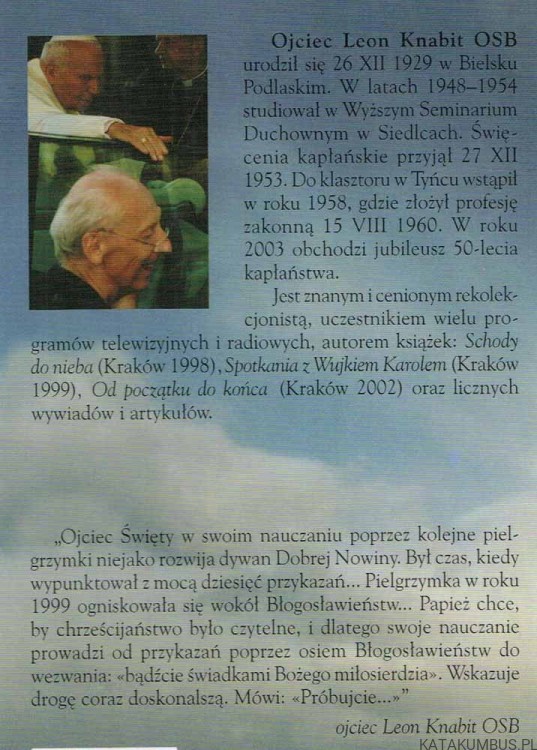 Dywan Dobrej Nowiny. Leon Knabit OSB