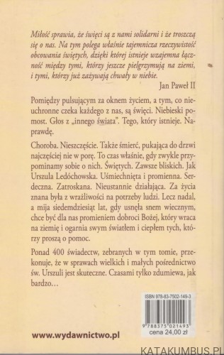 Cuda św. Urszuli Ledóchowskiej. Opr. s. MAŁGORZATA KRUPECKA 2