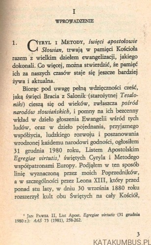 Slavorum Apostoli. JAN PAWEŁ II