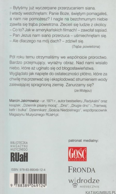 Pełne zanurzenie. MARCIN JAKIMOWICZ
