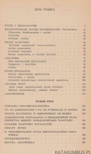 Scheler - Myśli i Ludzie. ADAM WĘGRZECKI