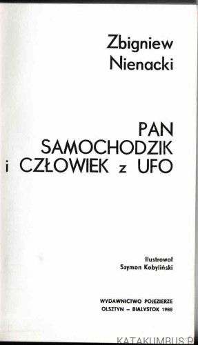 Pan samochodzik i człowiek z ufo. ZBIGNIEW NIENACKI